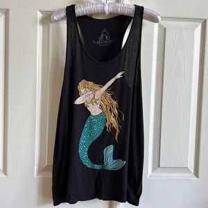 L Bear Dance mermaid tank